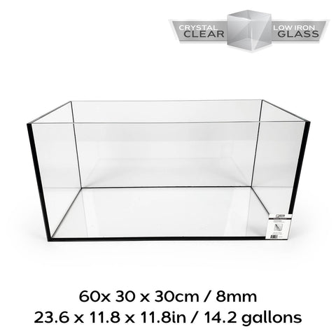 SR Aquaristik Rimless Aquariums 17 gallons - 40 x 40 x 40cm (15.7" x 15.7" x 15.7") 6 mm glass thickness - SRA 5850